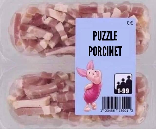 puzzle porc